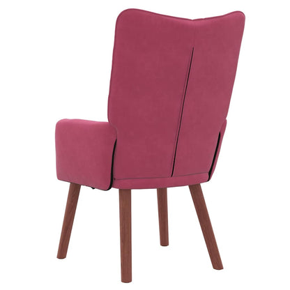 Sedia rilassante Rosso vino 63 x 67 x 94 cm Velluto