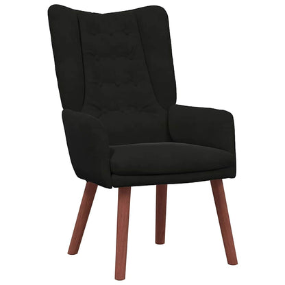 Sedia rilassante Nero 63 x 67 x 94 cm Velluto