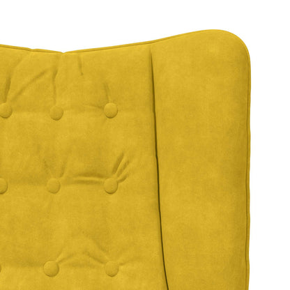 poltrona Giallo 63 x 67 x 94 cm Velluto | homemem39