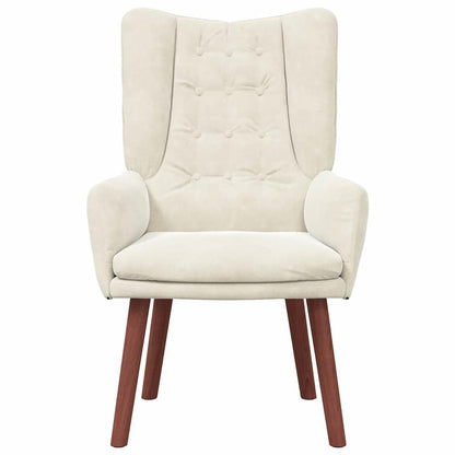 poltrona Crema 63 x 67 x 94 cm Velluto | homemem39