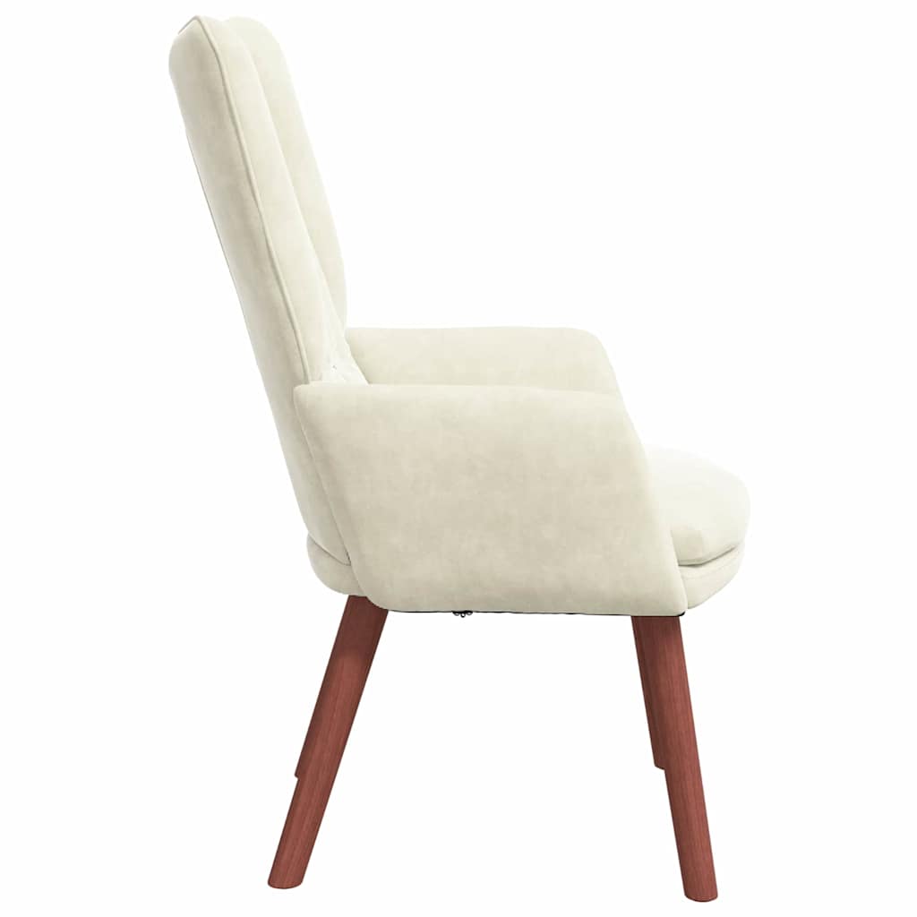 poltrona Crema 63 x 67 x 94 cm Velluto | homemem39