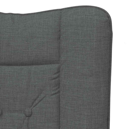 Sedia rilassante Grigio scuro 63 x 67 x 94 cm Tessuto