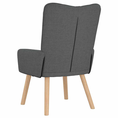 Sedia rilassante Grigio scuro 63 x 67 x 94 cm Tessuto