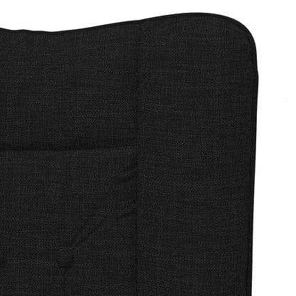 Sedia rilassante Nero 63 x 67 x 94 cm Tessuto