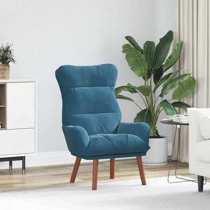Sedia rilassante Blu 69 x 74 x 93 cm Velluto