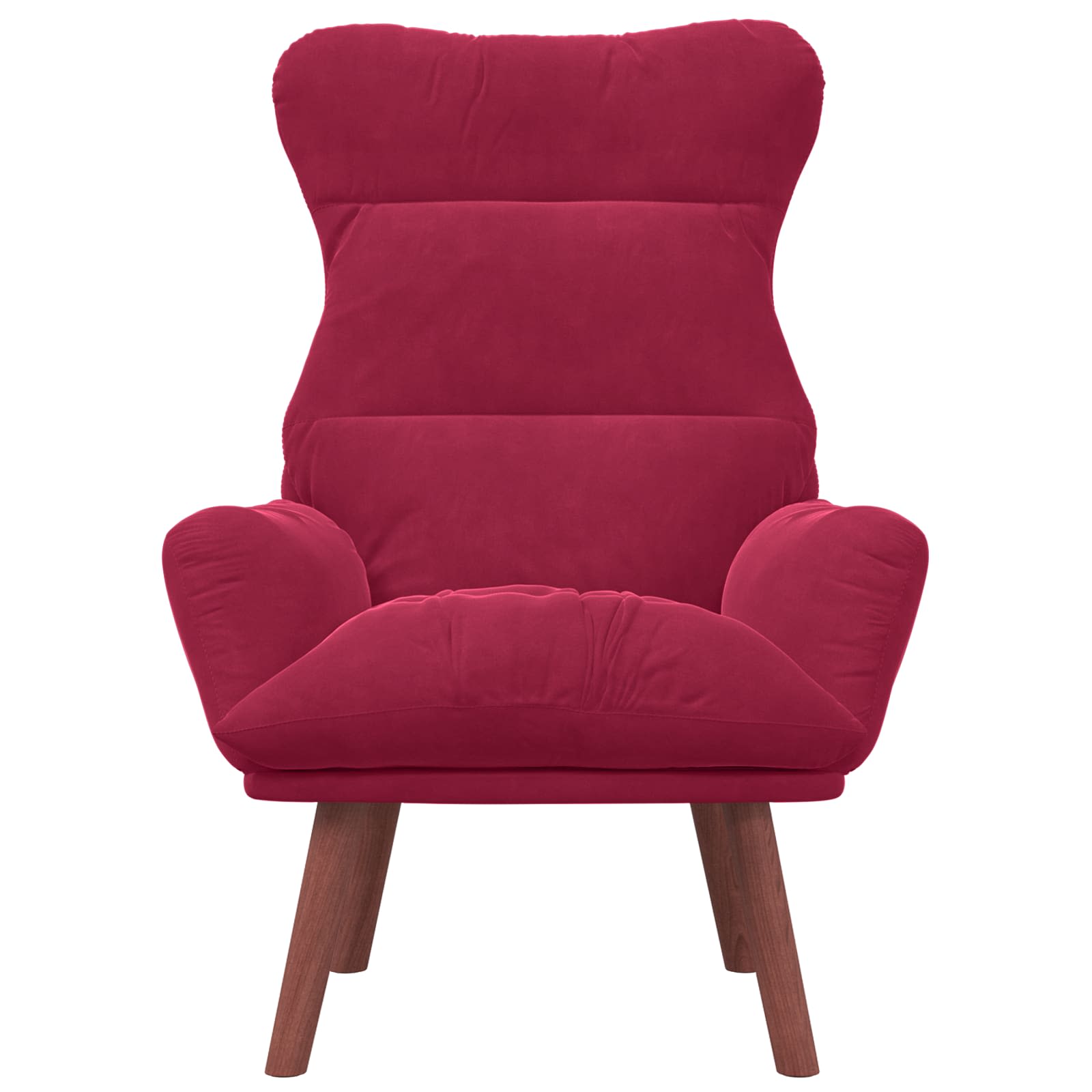 poltrona Rosso Vino 69 x 74 x 93 cm Velluto - homemem39