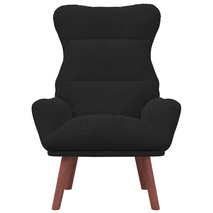 Sedia rilassante Nero 69 x 74 x 93 cm Velluto