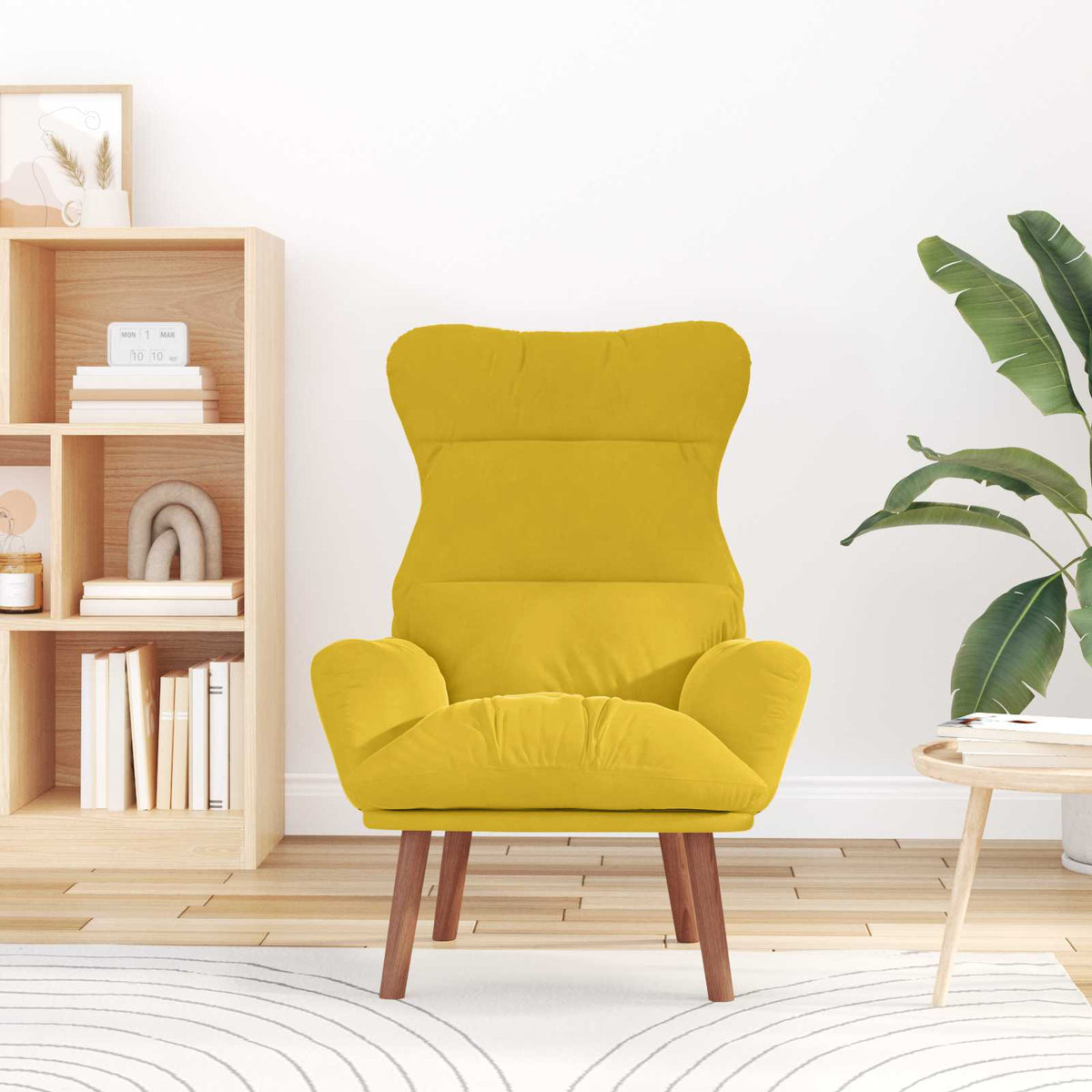 poltrona Giallo 69 x 74 x 93 cm Velluto | homemem39