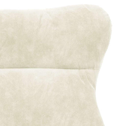 Sedia rilassante Crema 69 x 74 x 93 cm Velluto