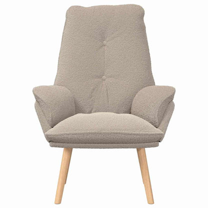 Sedia rilassante Grigio chiaro 69 x 74 x 93 cm Tessuto