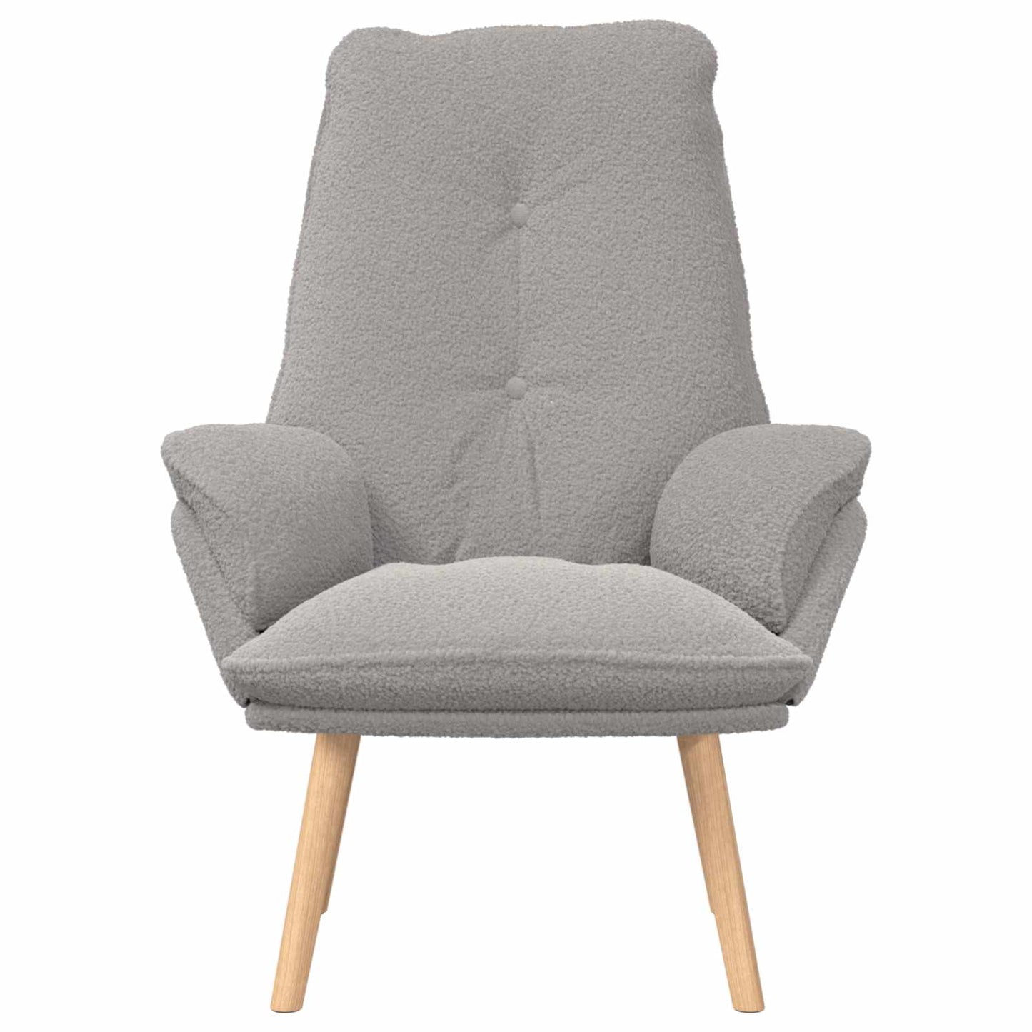 poltrona Grigio chiaro 69 x 74 x 93 cm Tessuto Sherpa | homemem39