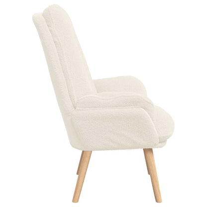 Sedia rilassante Crema 69 x 74 x 93 cm Tessuto