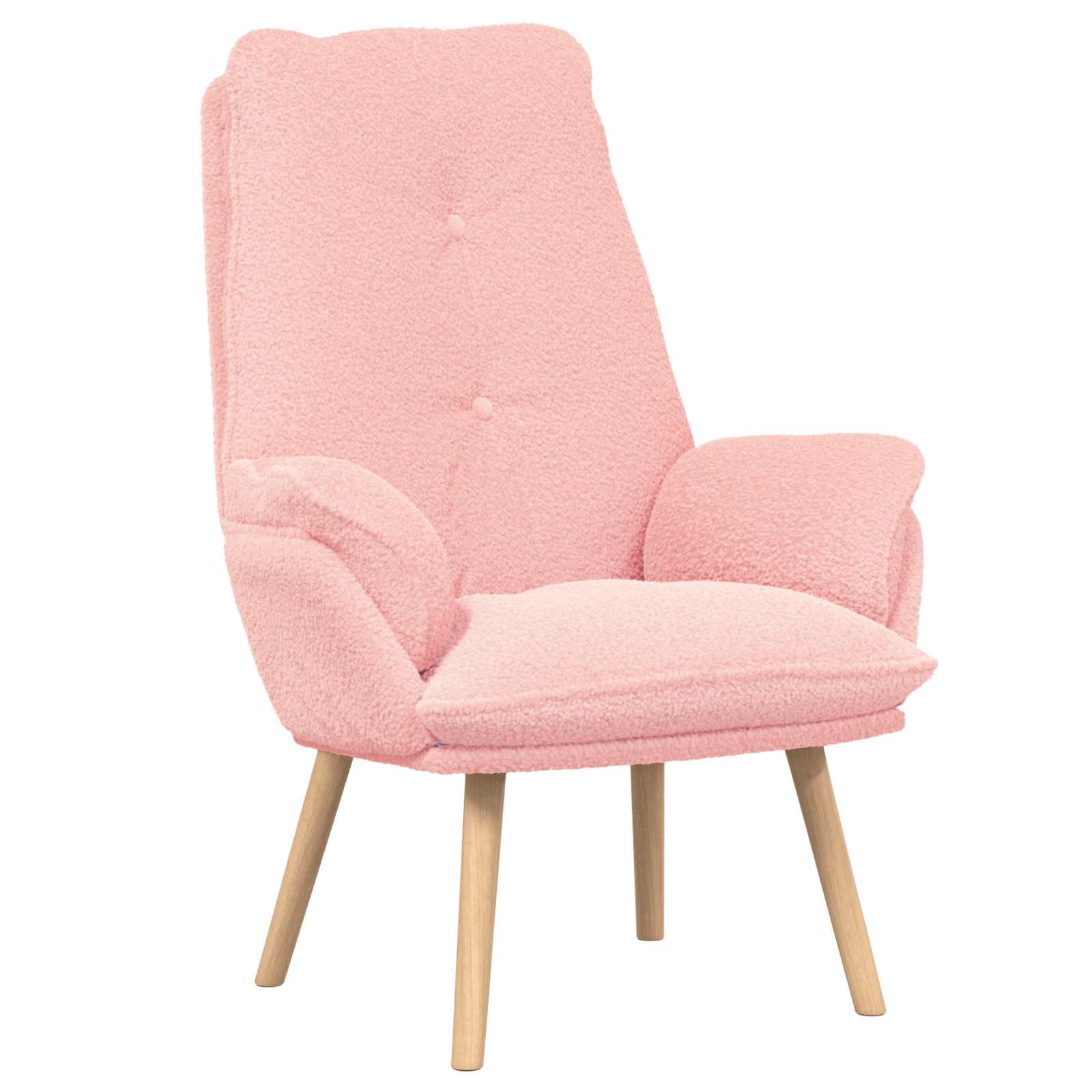 poltrona Rosa 69 x 74 x 93 cm Tessuto Sherpa | homemem39