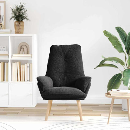 Sedia rilassante Nero 69 x 74 x 93 cm Tessuto