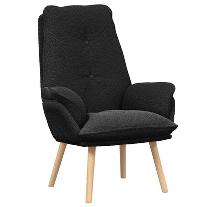 Sedia rilassante Nero 69 x 74 x 93 cm Tessuto