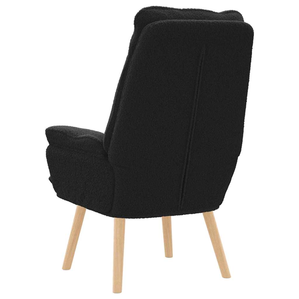 Sedia rilassante Nero 69 x 74 x 93 cm Tessuto