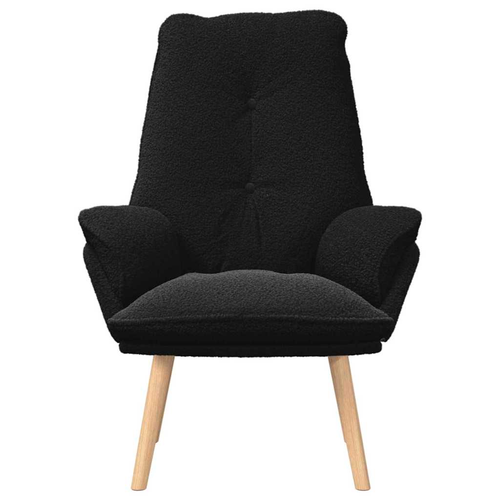 Sedia rilassante Nero 69 x 74 x 93 cm Tessuto
