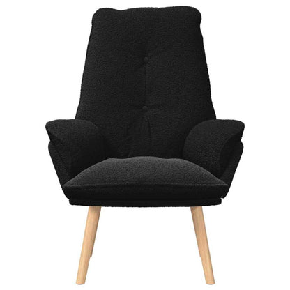 Sedia rilassante Nero 69 x 74 x 93 cm Tessuto