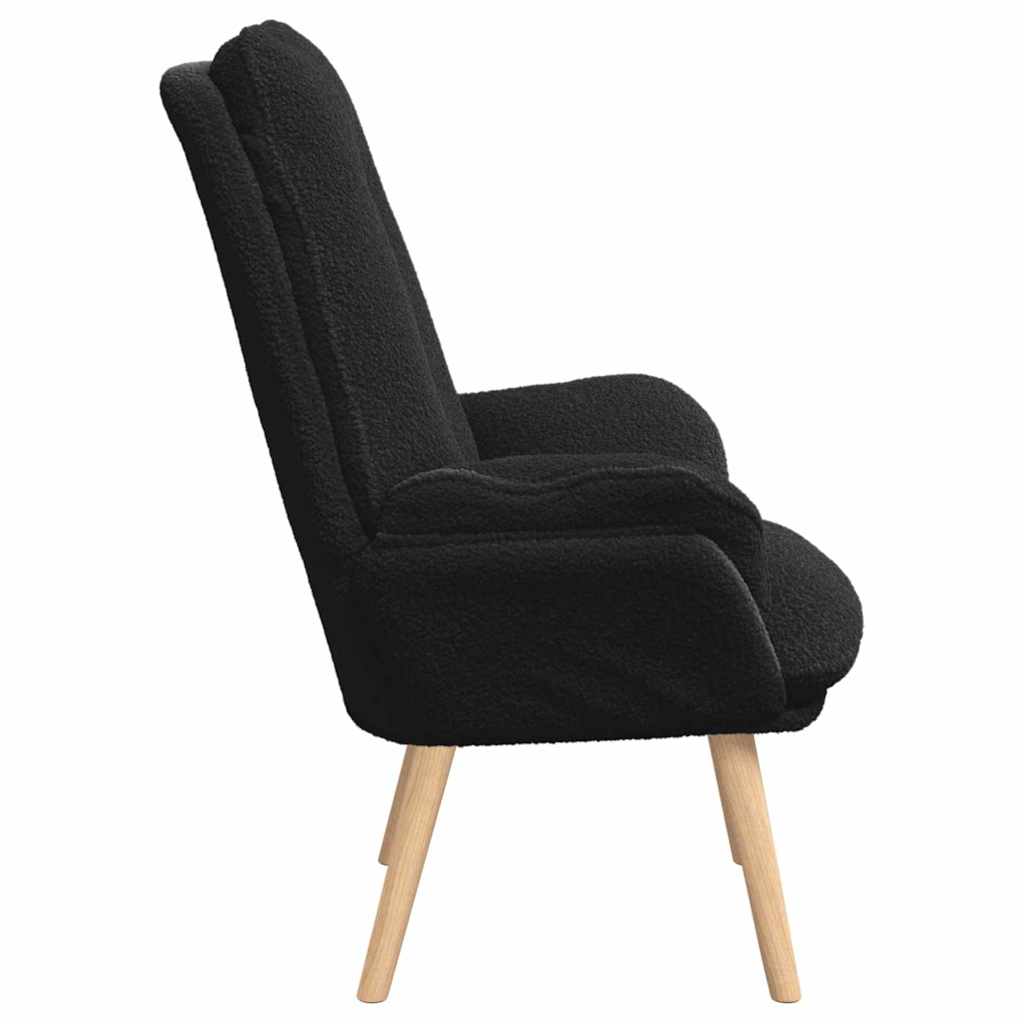 Sedia rilassante Nero 69 x 74 x 93 cm Tessuto
