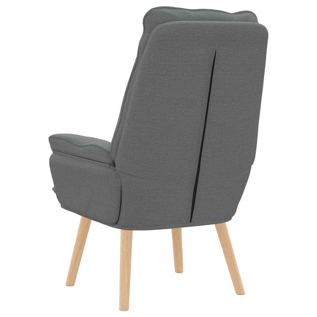 Sedia rilassante Grigio scuro 69 x 74 x 93 cm Tessuto