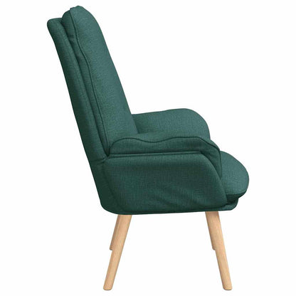 Sedia rilassante Verde scuro 69 x 74 x 93 cm Tessuto