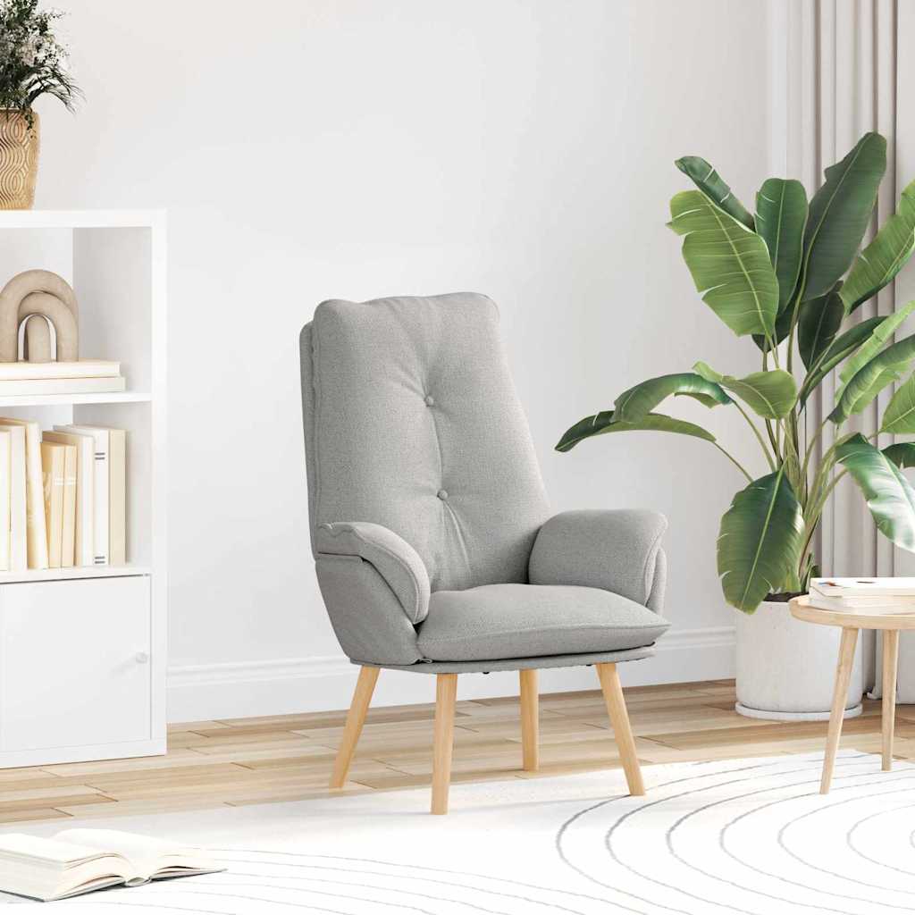 Sedia rilassante Grigio nuvola 69 x 74 x 93 cm Tessuto