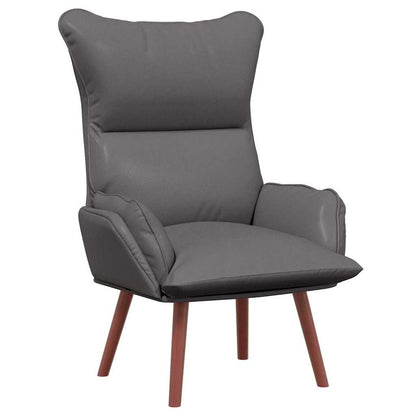 Sedia rilassante Grigio 69 x 74 x 93 cm Pelle sintetica