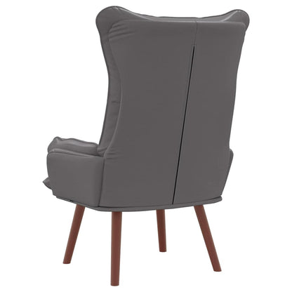 Sedia rilassante Grigio 69 x 74 x 93 cm Pelle sintetica