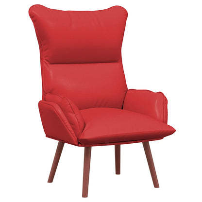 Sedia rilassante Rosso 69 x 74 x 93 cm Pelle sintetica