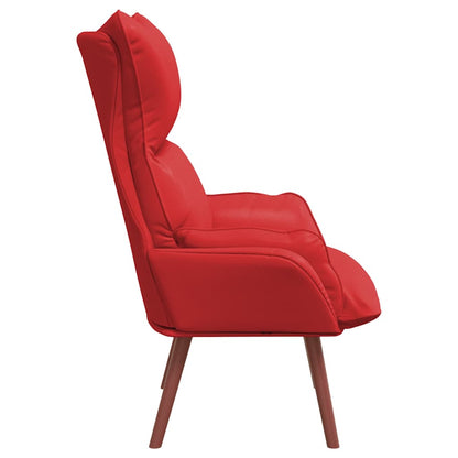 Sedia rilassante Rosso 69 x 74 x 93 cm Pelle sintetica
