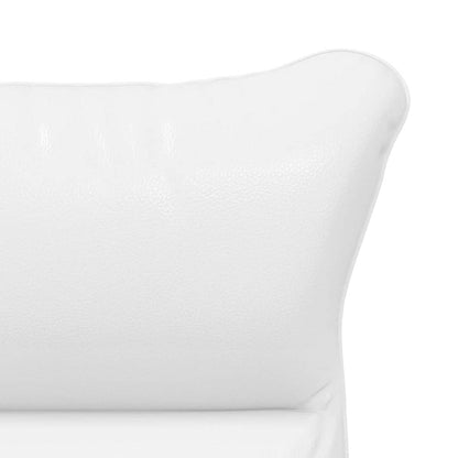 Sedia rilassante Bianco 69 x 74 x 93 cm Pelle sintetica