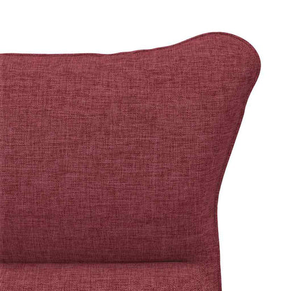 Sedia rilassante Rosso vino 69 x 74 x 93 cm Tessuto