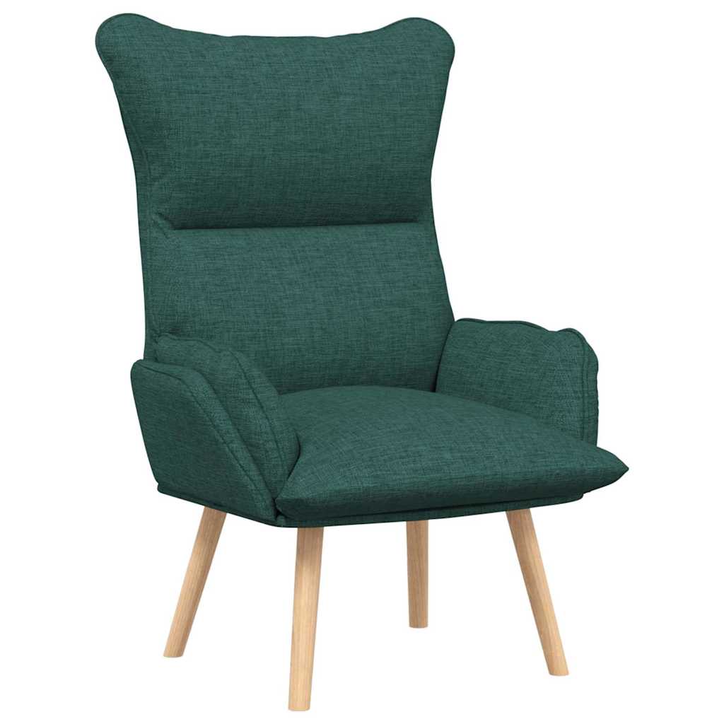 Sedia rilassante Verde scuro 69 x 74 x 93 cm Tessuto