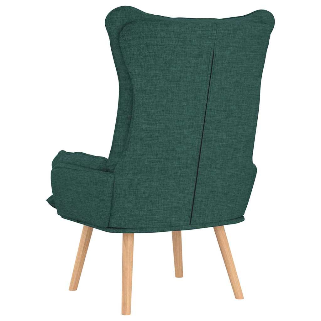 Sedia rilassante Verde scuro 69 x 74 x 93 cm Tessuto