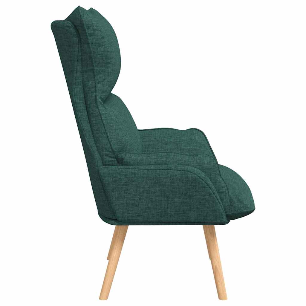 Sedia rilassante Verde scuro 69 x 74 x 93 cm Tessuto