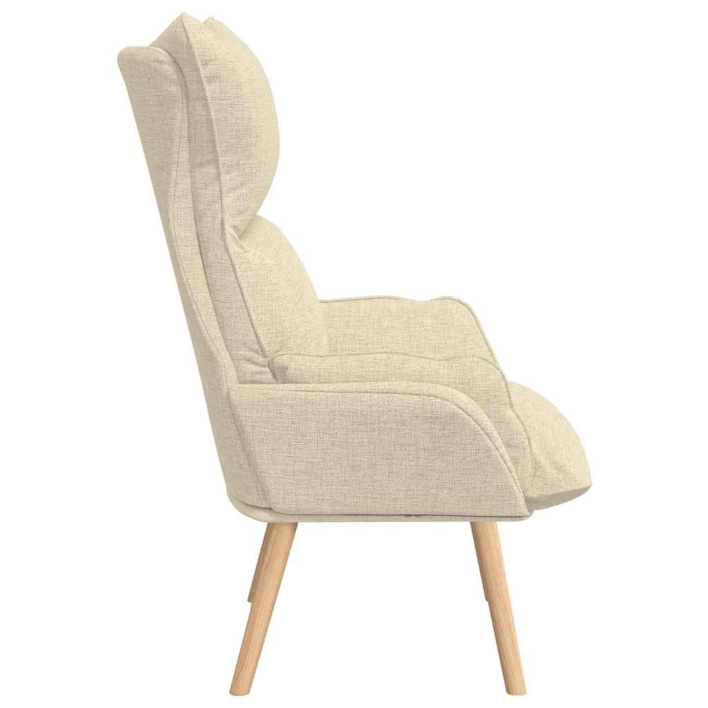 Sedia rilassante Crema 69 x 74 x 93 cm Tessuto