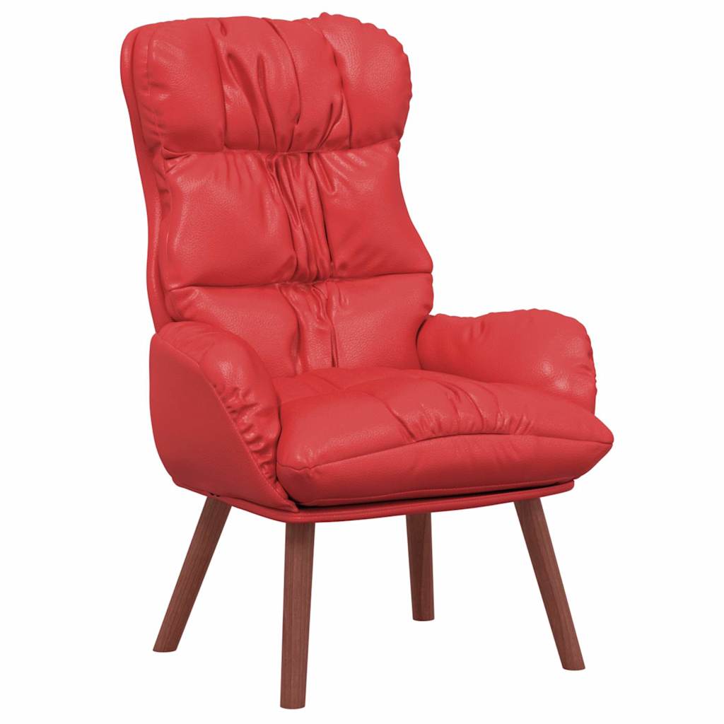 Sedia rilassante Rosso 69 x 74 x 93 cm Pelle sintetica