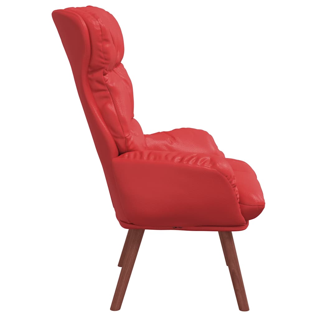 poltrona Rosso 69 x 74 x 93 cm Pelle Artificiale