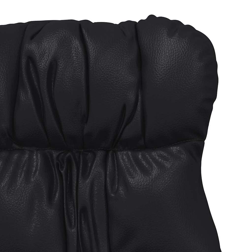Sedia rilassante Nero 69 x 74 x 93 cm Pelle sintetica