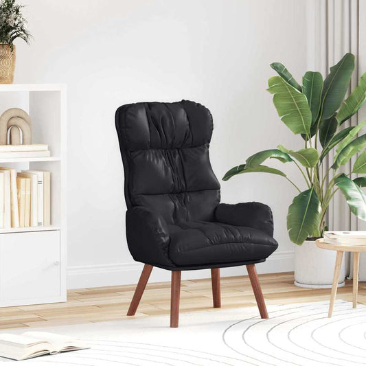 Sedia rilassante Nero 69 x 74 x 93 cm Pelle sintetica