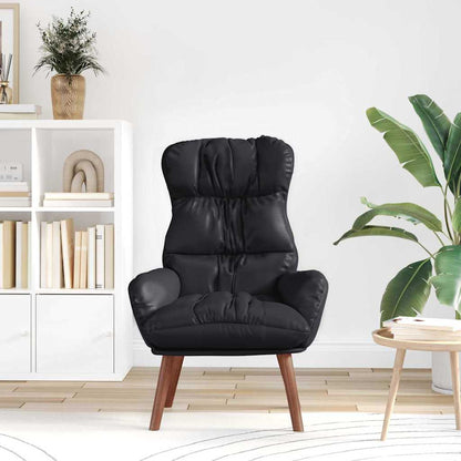 Sedia rilassante Nero 69 x 74 x 93 cm Pelle sintetica