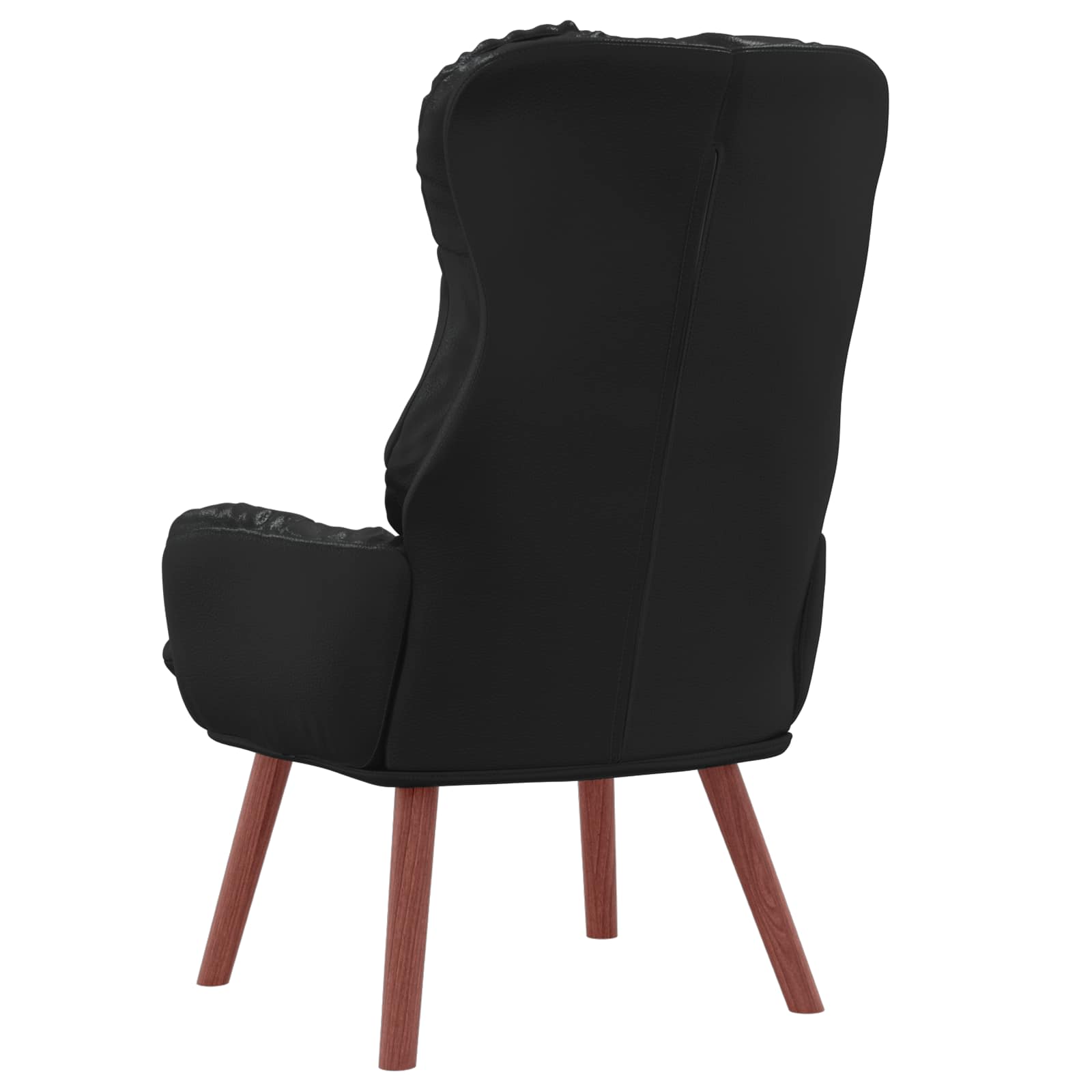 poltrona Nero 69 x 74 x 93 cm Pelle Artificiale | homemem39