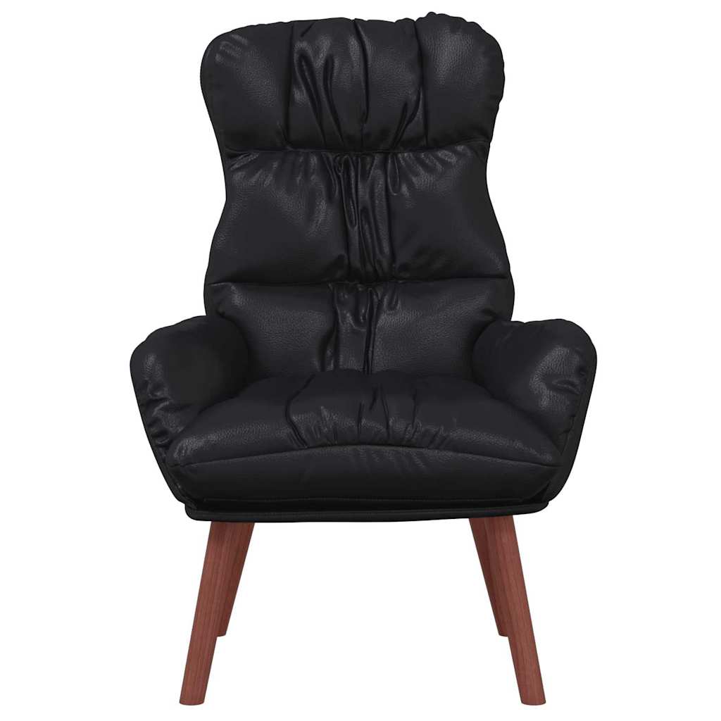 Sedia rilassante Nero 69 x 74 x 93 cm Pelle sintetica