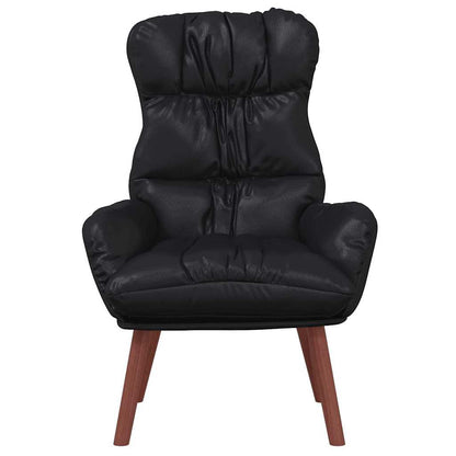 Sedia rilassante Nero 69 x 74 x 93 cm Pelle sintetica