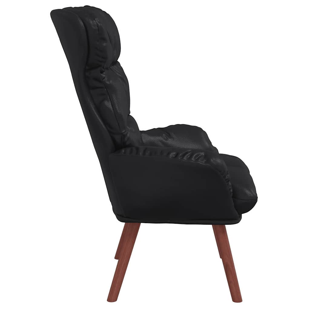 Sedia rilassante Nero 69 x 74 x 93 cm Pelle sintetica