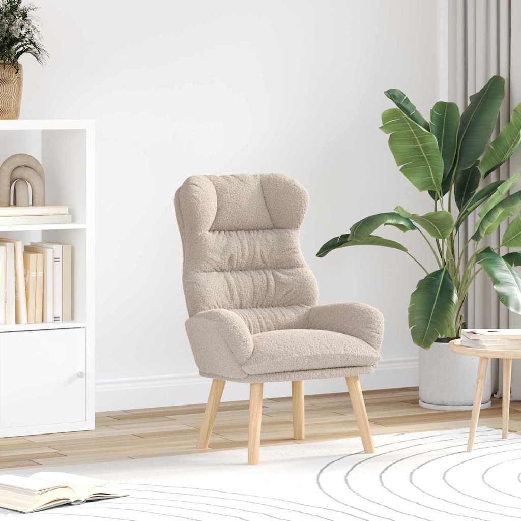 Sedia rilassante Grigio chiaro 69 x 74 x 93 cm Tessuto