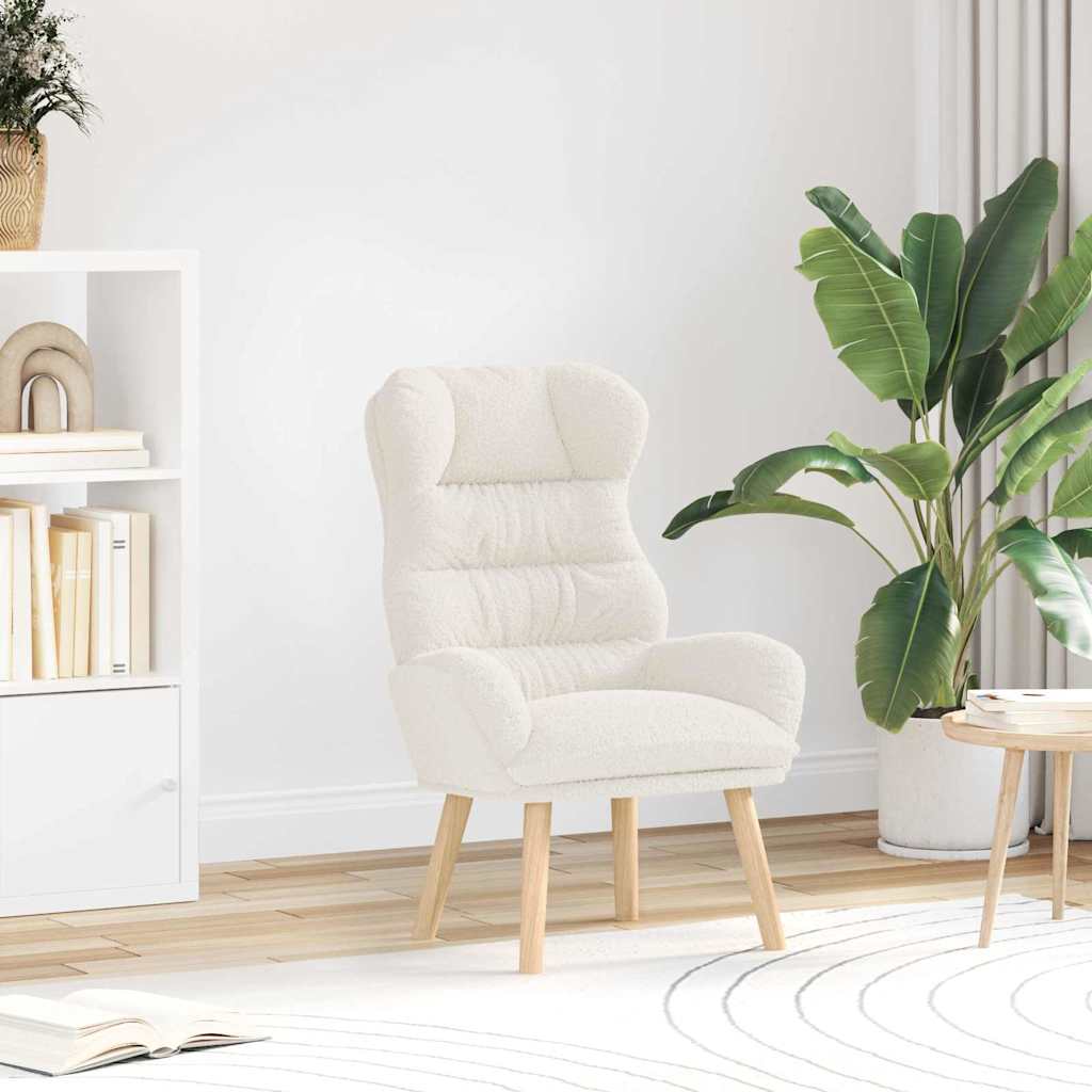 poltrona Crema 69 x 74 x 93 cm Tessuto Sherpa | homemem39