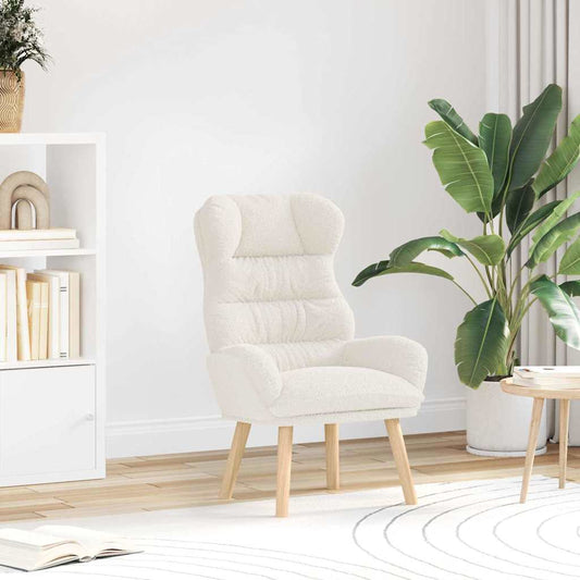 poltrona Crema 69 x 74 x 93 cm Tessuto Sherpa | homemem39