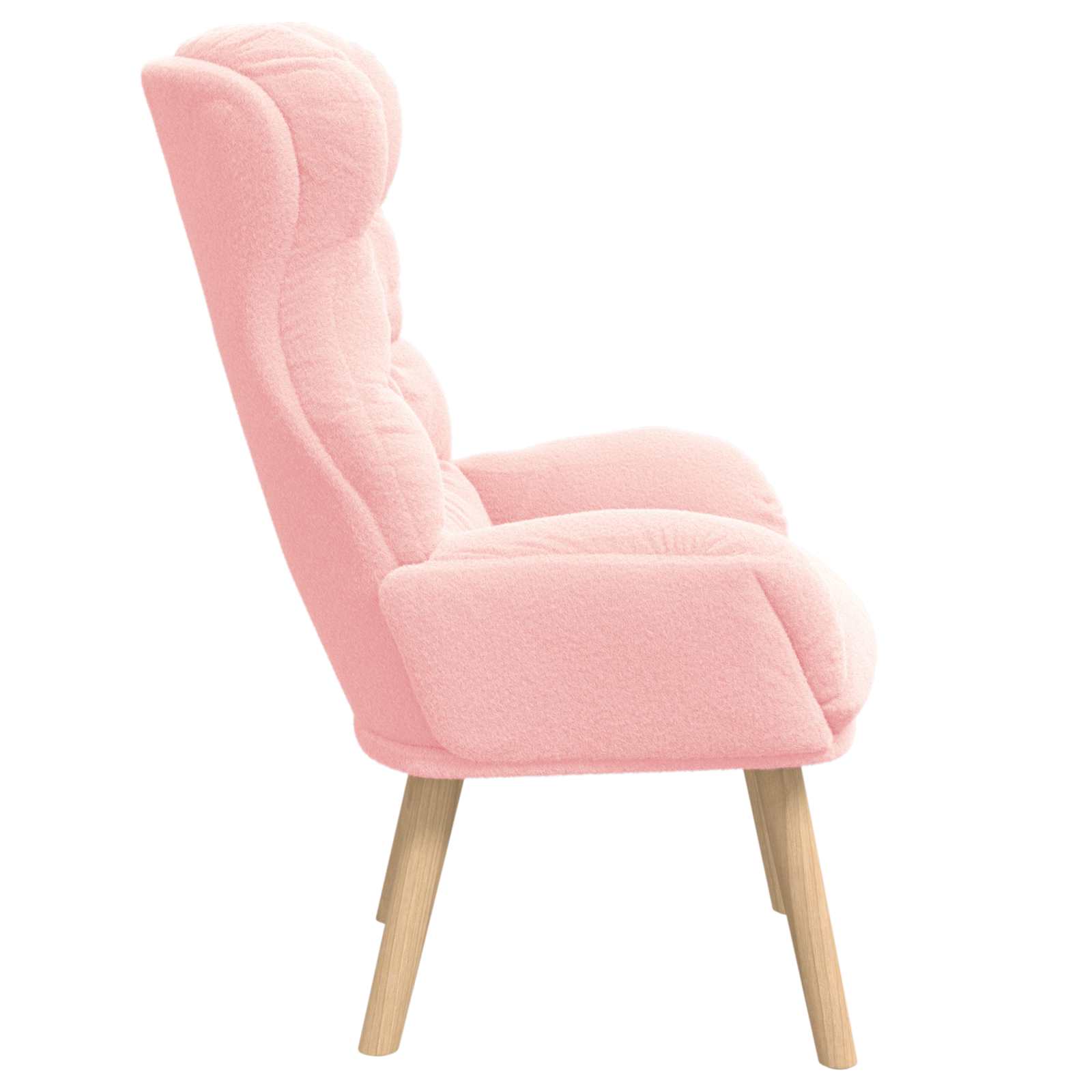 poltrona Rosa 69 x 74 x 93 cm Tessuto Sherpa | homemem39