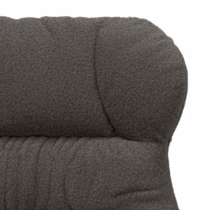 Sedia rilassante Grigio scuro 69 x 74 x 93 cm Tessuto